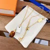 Classic Letter Women Men Pendant Necklaces Unisex Trendy Exquisite Chain Festival Party Gift Necklace Charm Personality Jewelry