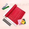 Storage Bags Jigsaw Puzzle Mat Roll Up Saver Portable Pad With Guiding Lines Paper Tube Folding Sorting Trays Straps