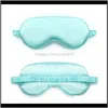 Masque pour les yeux de sommeil en soie imité pour femmes patch oculaire de voyage Portable patch pour les yeux de sieste reste bandeau pour les yeux masque de sommeil masque de nuit 107244376