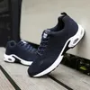 2021 Collectie Kussen Running Schoenen Ademend Mode Mannen Dames Designer Black Navy Blue Gray Sneakers Trainers Sportmaat EUR 39-45 W-1713