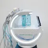 Smart facial analyzer microdermabrasion rf lifting scrubber peeling antiwrinkle glowing intelligent ice blue beauty device