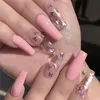 fake nails with butterflies