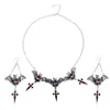 Oorbellen Ketting Volwassen Gothic Earring Sieraden Ornament Awesome Hanger voor