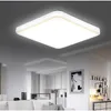 Taklampor Square LED 12W/24W/36W/48W Remote Control Lamp f￶r vardagsrum sovrum k￶k dekor modern panel ljus
