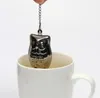 Ugglaformad tefilm Kaffe Te-verktyg Tillbehör Herbal Infuser Filter Tea-Bags Rostfritt Stål SN5576
