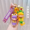 Creative Hot Selling Lolita Little Princess Keychain Cute Girl Keyring 3D pvc Bag Car Pendant Birthday Best Gift Accessories G1019