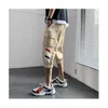 Patchwork Color Harem Byxor Män 2021 Mens Streetwear Casual Joggers Byxor Man Fashions Vintage Bomull Sweatpants Y0927