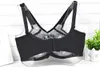 Black Unpadded Bras For Women A B C D DD E F 42 44 Lace Bralette Floral Soutien Gorge Transparent Sexy Lingerie Gift 210623