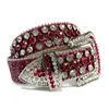 Cintos Bling Western Rhinestones Cowgirl Diamante Strap Moda Mulheres Culined Ceinture Femme Luxo Roxo Cinto Cinto de Strass