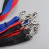 Dog Collar Leashes Dubbel / För en två hundar Tre nylon Leashjusterbara multifunktionella husdjur levererar röd / blå / svart