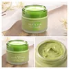 Laikou Deep Clean Matcha Mud Mask for ance Skin Purifying Ta bort hudormar Grönt te ansiktsrengöring Lera Masker 6st