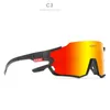Kdeam New Sports Sunglasses眩しい真のフィルム偏ったライディングメガネワンピース風力防止サングラスKD7155226585