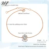 Rund Micro Mosaic Cz Crystal Rose Gold Färg Armband Mode Österrikiska Kristall Smycken För Kvinnor HotSale H165