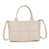 Female Bag Spring and Summer Pu Woven Shopping One Shoulder Menger High-capacity