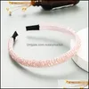 Headbands Hair Jewelry Women Girls Crystal Beads Braided Hairband Headband Adt Aessories Drop Delivery 2021 3Ao8Z