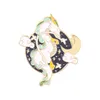 Barndom Anime Emamel Pin Dragon Haku Chihiro Coal Calcifer Jiji Brooch Lapel Badge Cartoon Movie Jewelry Gift for Fans Kids6537248