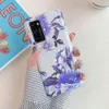 Colorful Banana Leaf Flower Phone Cases For Samsung S21 S20 FE A50 A51 A71 A52 A72 S10 S8 S9 Plus Note 20 Soft Back Cover