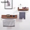 Towel Racks Black Walnut Rack Bathroom Cosmetic Shelf Storage Accessories Brass Hanging Single Rod