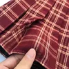 High Waist Plaid Pleated Skirts Women Punk Black Gothic Cute Sexy Mini Girl Dance JK Uniform Students Clothes Summer 210520