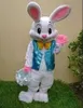 Fun Easter Rabbit Mascot Costume Halloween Christmas Fancy Party Cartoon Character Outfit Suit Adult Women Men Dress Carnival Unisex