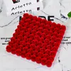 Groothandel 81 stks / doos handgemaakte roos zeep kunstmatige gedroogde bloemen Moederdag bruiloft Valentijnsdag kerstcadeau decoratie voor thuis 377 v2