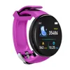 D18S Smart Watch da donna Sport Fitness Tracker Touch Button SmartWatch Men Fashion Electron Clock IP65 Impermeabile per Android IOS