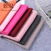 2021 Winter Cashmere Women Scarf Female Luxury Brand Scarves Lady Tassel Bandana Women Solid Shawl Wraps Foulard Tippet Pashmina Q0828