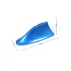 Universal Car Roof Blue Shark Fin Antenna Cover AM FM Radio Signal Aerial Adhesive Tape Base Fits Most Auto Cars SUV Truck