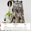 Summer Skirts Womens Vintage Floral Print Chiffon Pleated Elastic High Waist Casual Midi Women Clothes Jupe 210629
