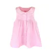 Kleinkind Kleinkind Kinder Baby Mädchen Kleid Kleidung Streifen Ärmellose Casual Kleider 2020 Sommer Q0716