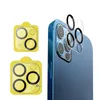3D Temperli Cam Kamera Koruyucu iphone 13 Pro Max Len Tam Kapak Film Apple Mobile 12 Serisi ile Perakende Paketi