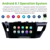 2 din HD écran tactile 10.1 pouces voiture lecteur dvd Radio GPS Navi Android pour 2013-2015 Toyota Corolla caméra arrière DVR Carplay