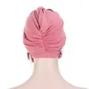 Beanie/Skull Caps 2Pcs Maschera e cappello Twist Cap con bottone per unghie per il viso Copricapi per le donne Hijab Fashion Dust Proof22