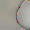 Чокеры в богемном стиле, разноцветное ожерелье из бисера для женщин, очаровательная цепочка из бисера, изысканные аксессуары, подарок, модные украшения, простые универсальные 2310S