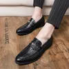 Dress Shoes Skin Fashion Trend For Men Casual Leather Men's Stylish Lather Piergitar Italian Moccasins Summer Male
