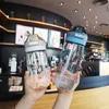 Water Bottle Plastic Sports Bottles Large Capacity Simple Male Female Students Mug Personality Space Cup Leak Proof Drinkingware 2021