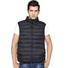 NEW Designed Man Duck Down Vest Ultra Light Jackets Seamless Vest Men Sleeveless Outerwear Autumn Winter Waterproof Coat G1108