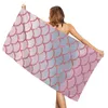 Mermaid Beach Towel Microfiber Large Bath Towels for Girls Quick Dry Kids swimming Pool Blanket Fors Travel sea shipping FWB8836