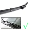 ErickのLHDフロントリアワイパーブレードVW Polo 6R Hatchback 2009  -  Windshield Windscreenウィンドウ24 "+ 16" + 11 "