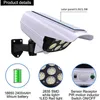 77 COB LED Caméra Lumière Solaire 3 Modes Capteur De Mouvement Extérieur IP65 Applique Rechargeable Projecteur De Rotation Réglable Pour Jardin De Rue