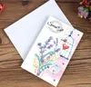 birthday card Mother's Day Thanksgiving Greeting Cards Exquisite three-dimensional printing paper Korean creativity bouquet Wish to thank wmq1048