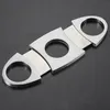 Stainless Steel Cigar Cutter Knife Portable Small Double Blades Cigar Scissors Metal Cut Cigar Devices Tools Smoking Accessories j6825768