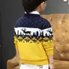 Roupas de Natal infantis meninos de 2 a 6 anos de idade suéter infantil pullover de malha de malha para meninas y1024