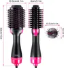 뜨거운 공기 브러시 Curlers Straighteners 3-in-1 헤어 드라이어 원 스텝 스타일 Volumizer 모든 헤어 스타일에 대한 음이온 스트레이트 닝 및 컬