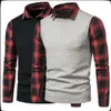 Maglione dei nuovi uomini Pullover maschile Autunno Inverno Gran Bretagna Colletto della camicia Casual maglioni di lana Uomo Falso in due pezzi Abbigliamento Y0907