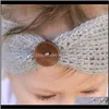 El yapımı bebek örgü tığ işi moda kızlar kızlar kafa bantları kulak ısıtıcı düğmeli çocuk saç aksesuarları e1qrm evwqx