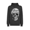 Plein Bear Merk Warm Dikke Sweatshirt Heup-Hop Losse Karakteristieke Persoonlijkheid Skull Pullover Rhinestone Luxe Heren Hoodie 81477