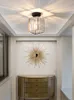 Tavan Işıkları Modern Kare Dikdörtgen Oturma Odası Dekorasyon Koridor Lambası Led Cafe El Luminaria
