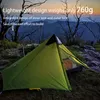 バージョン230cm 3F ULギアLanshan 1 Ultralight Camping 3/4シーズン15D Silnylonロッドレステント220216