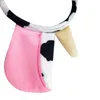 Hair Accessories Child Adults Cow Milk Horn Ear Headband Animal Cosplay Costume Band Birthday Party Props Wedding Baby Shower Haib227o